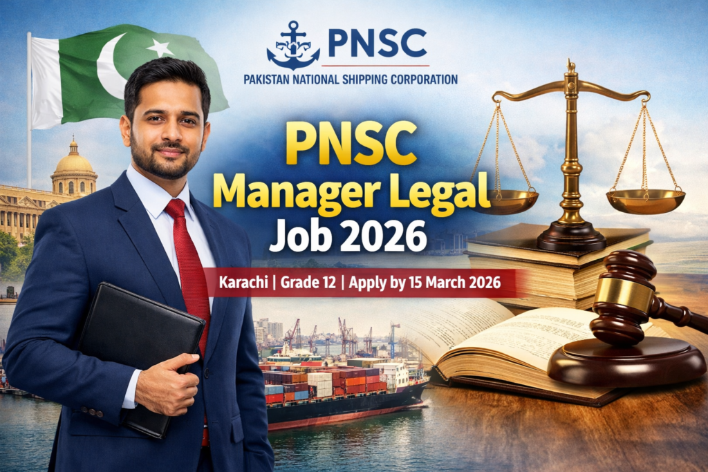 PNSC Manager Legal Job 2026
